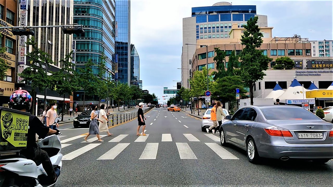 Seoul Drive ASMR [4K] From Banpo Station to Gangnam-gu Office Station
