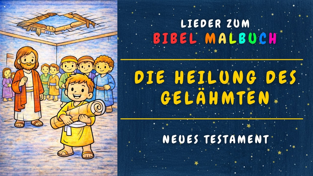 Die Heilung des Gelähmten - Ein energiegeladenes Kinder-Rap-Lied über vier Freunde, die alles geben
