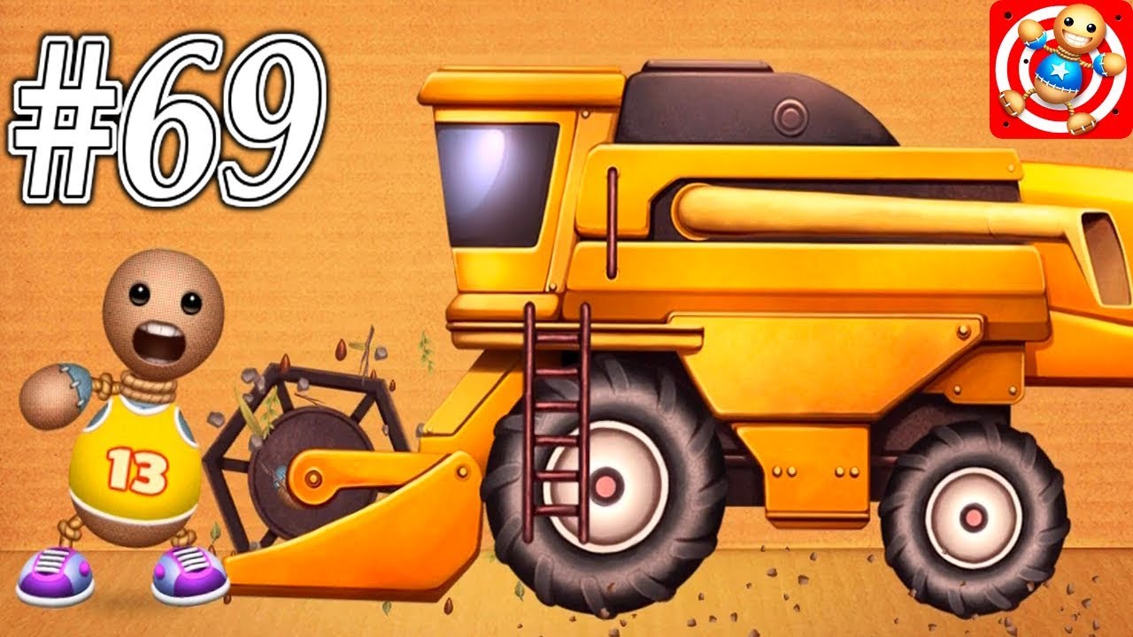 Harvester Truck Buddy Roll Machine WEAPON VS The Buddy - Kick The Buddy Gameplay Walkthrough Part 69
