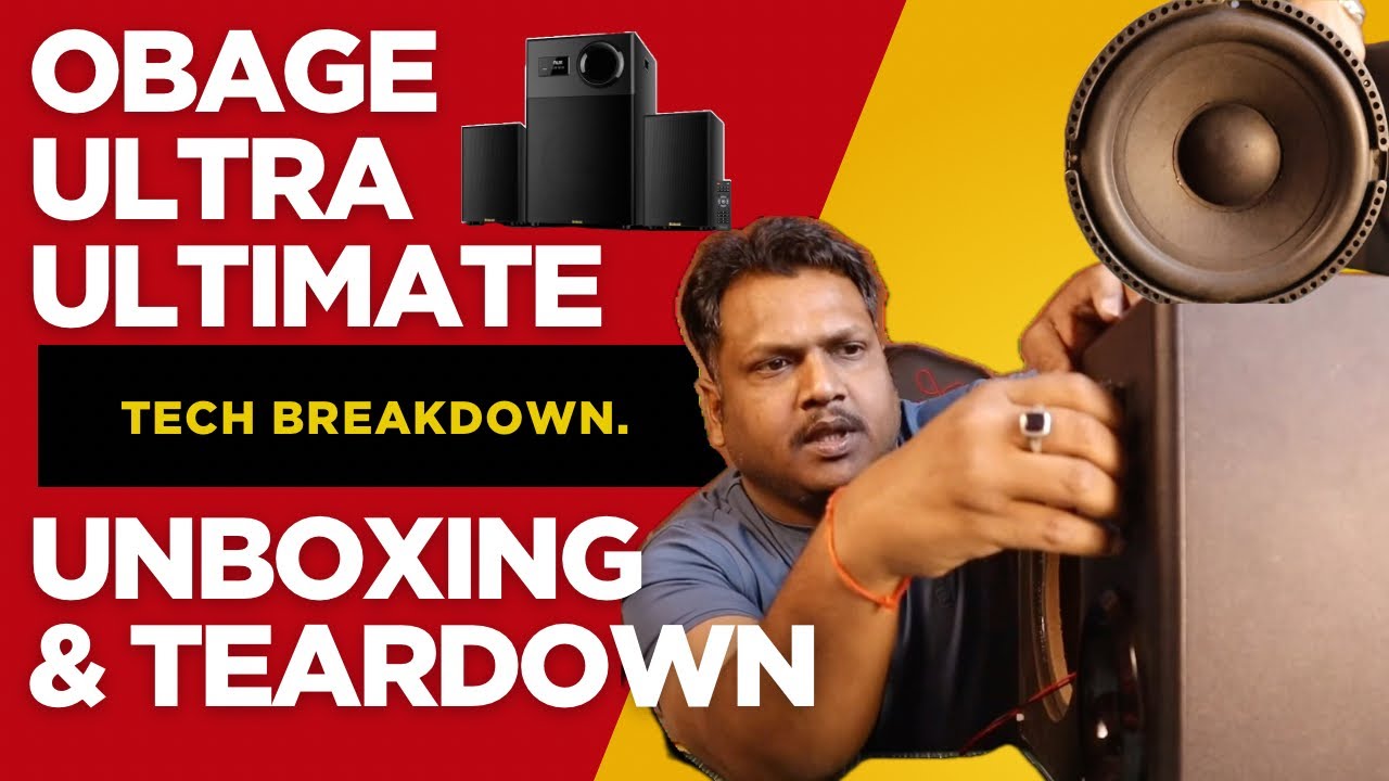 Teardown obage ultra ultimate | 2.1 home theater | what’s inside obage | full teardown