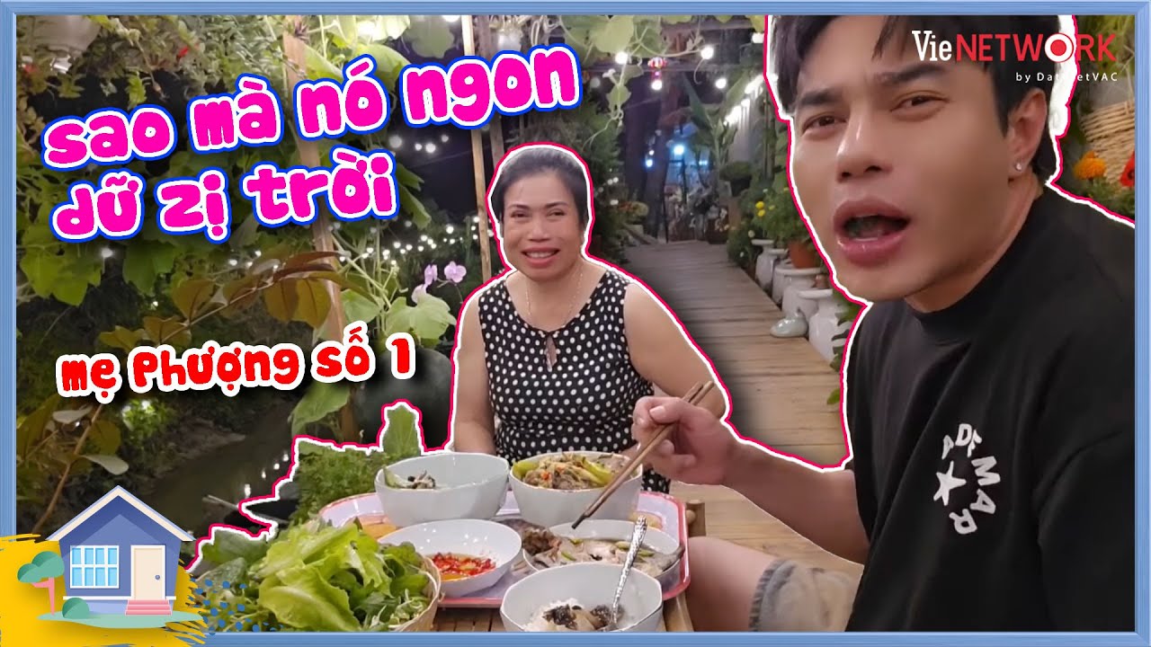 Mẹ Phượng làm cơm sân vườn cho trai cưng Thu Dĩm Dương Lâm, mẹ Phượng số 1
