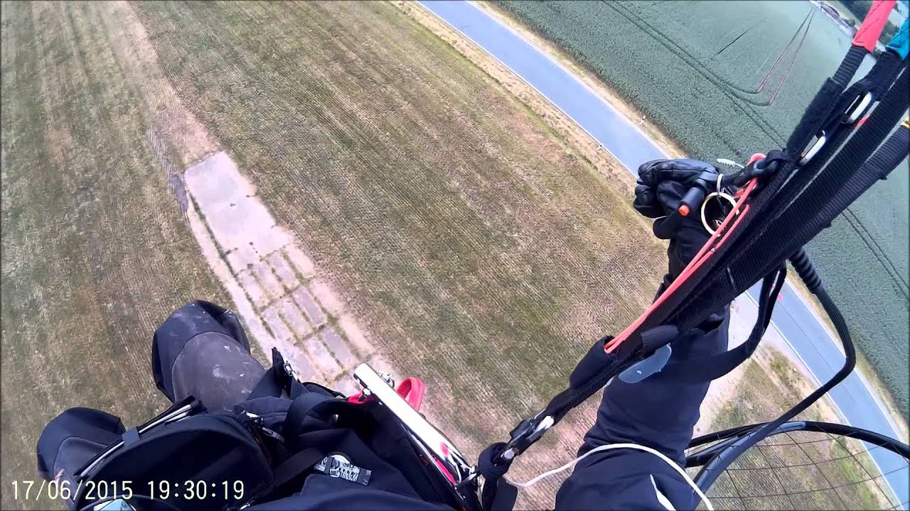 Motorschirm Start und Landung ! ( 2015 HD )