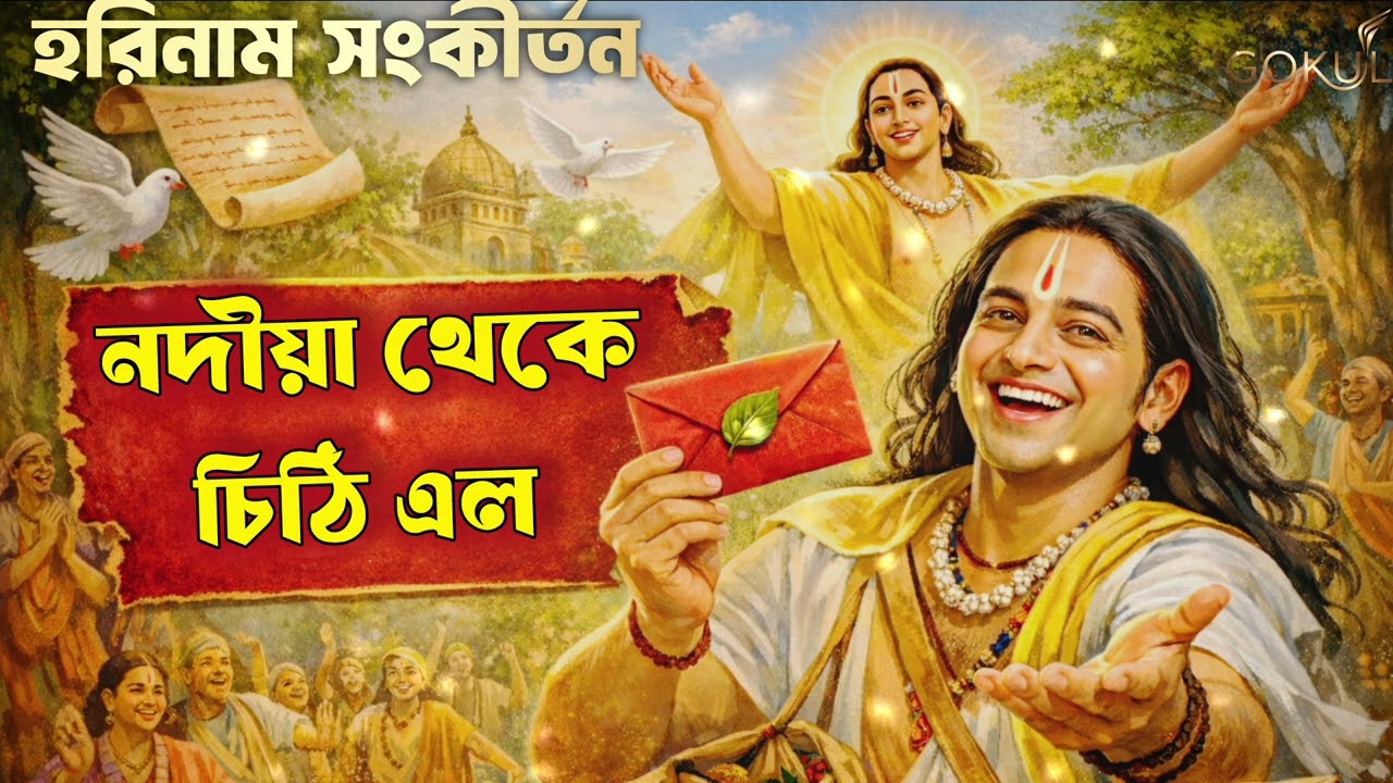 নদীয়া থেকে চিঠি এল | Gauranger Chithi | Nitai Postman Kirtan | Nagar Sankirtan Song