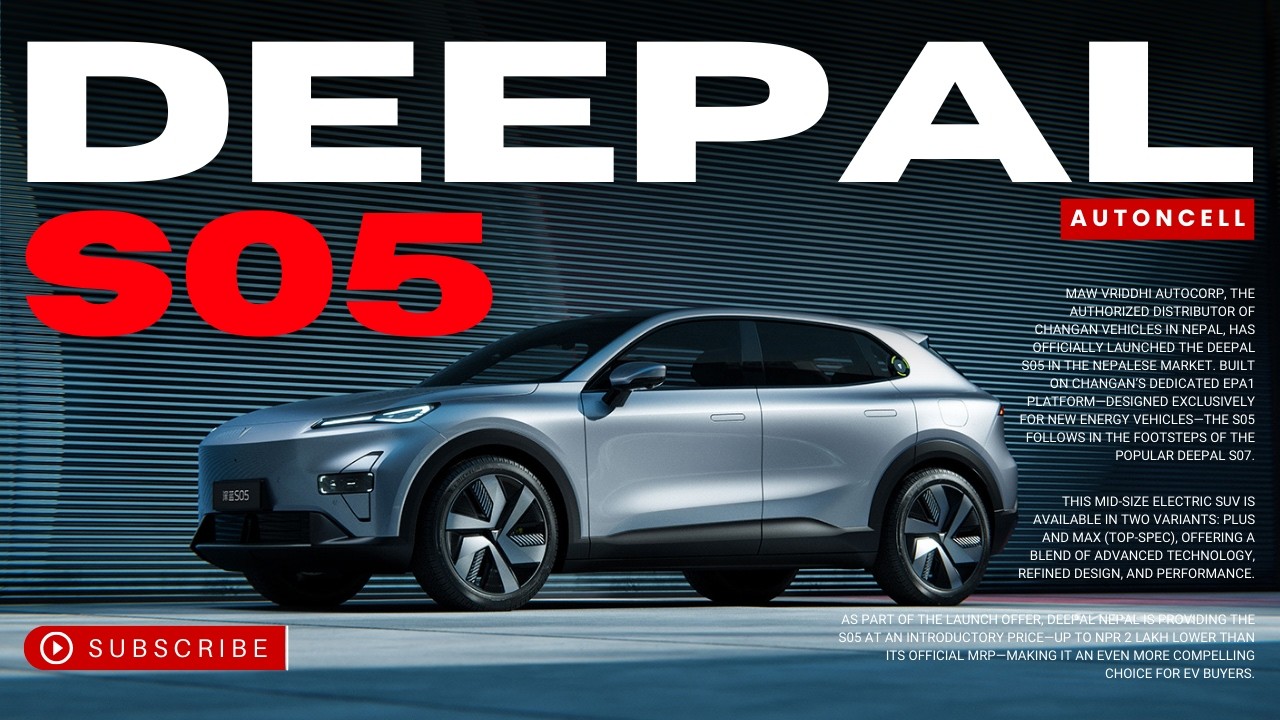Deepal S05 launched in Nepal at NPR 49 Lakh | Mid-Size Electric SUV With 405 km Range