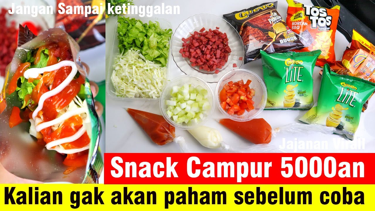 GAK EXPECT KALO RASANYA SE ENAK INI !! IDE BISNIS SNACK CAMPUR VIRAL TERNYATA UNTUNGNYA GEDE JUGA