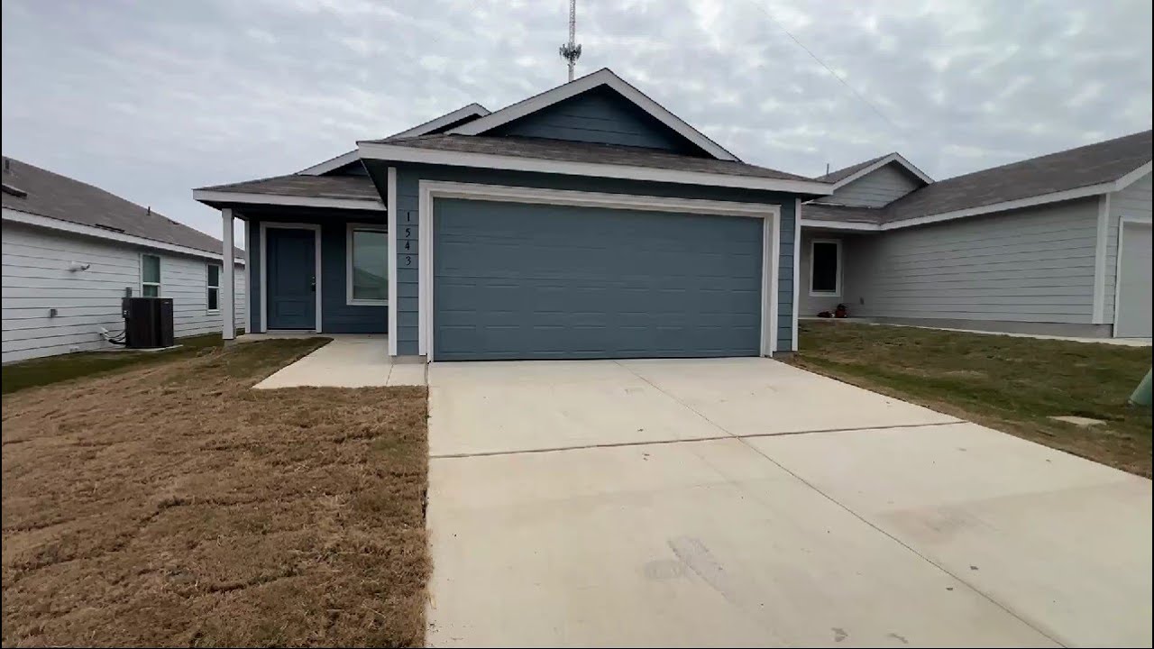 Brand New 4 Bed 2 Bath 1627 sq ft Single Story Home