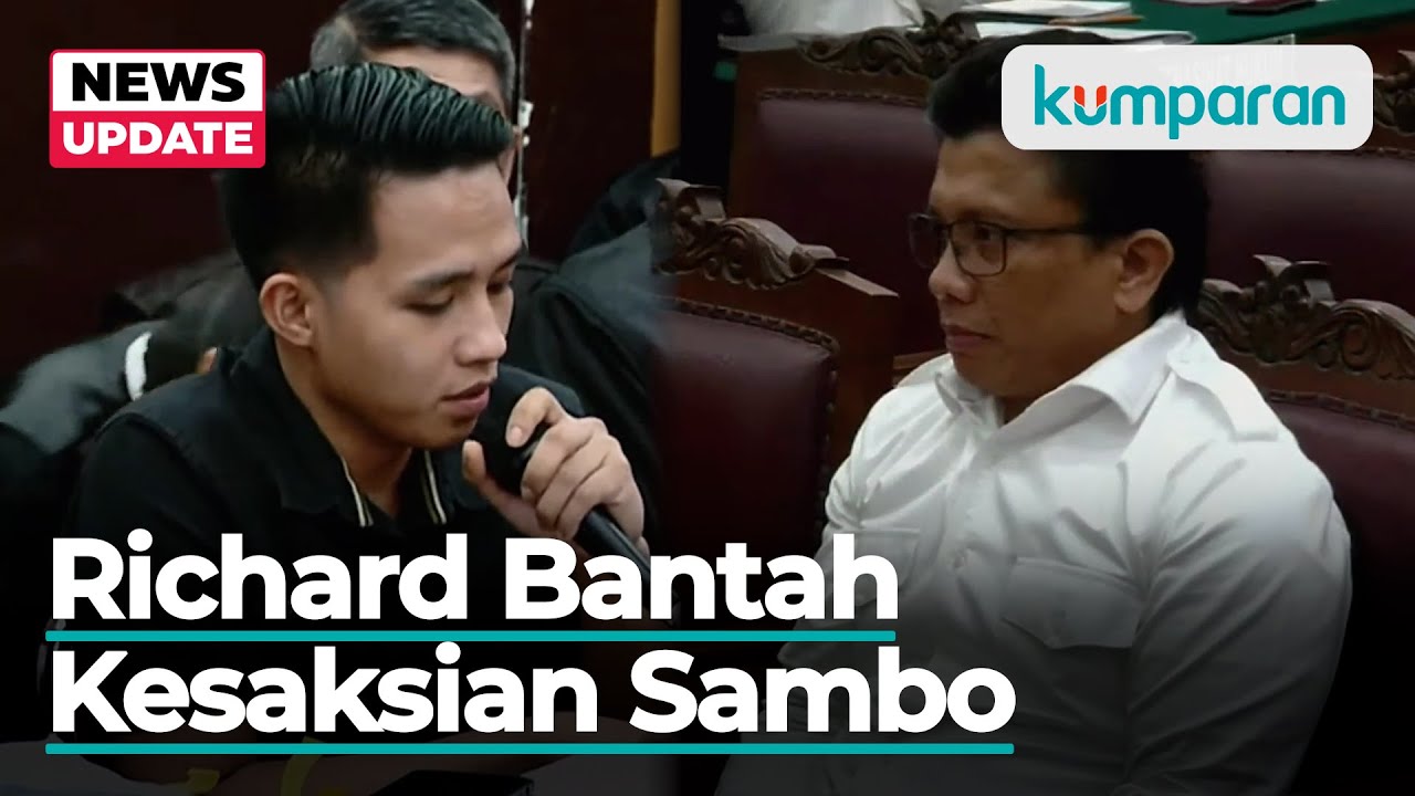 Richard Eliezer Membantah Lima Poin Kesaksian Sambo