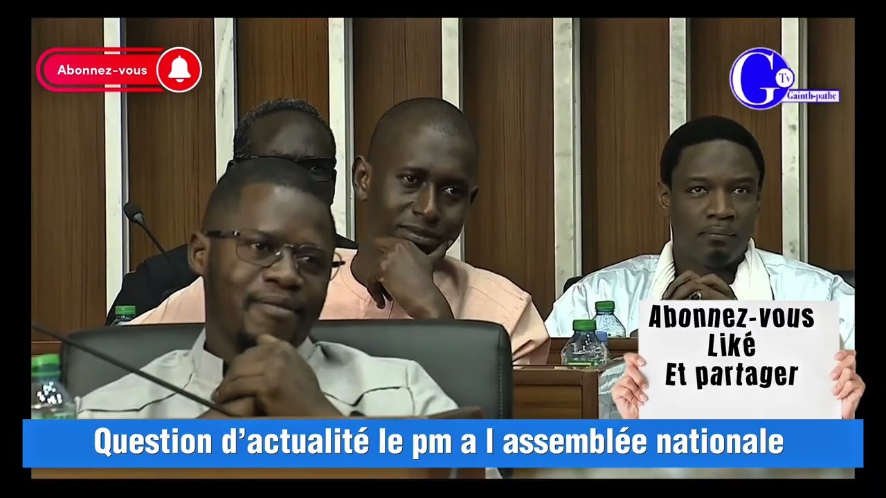 Le premier ministre à répondre, pape Djibril fall ￼￼