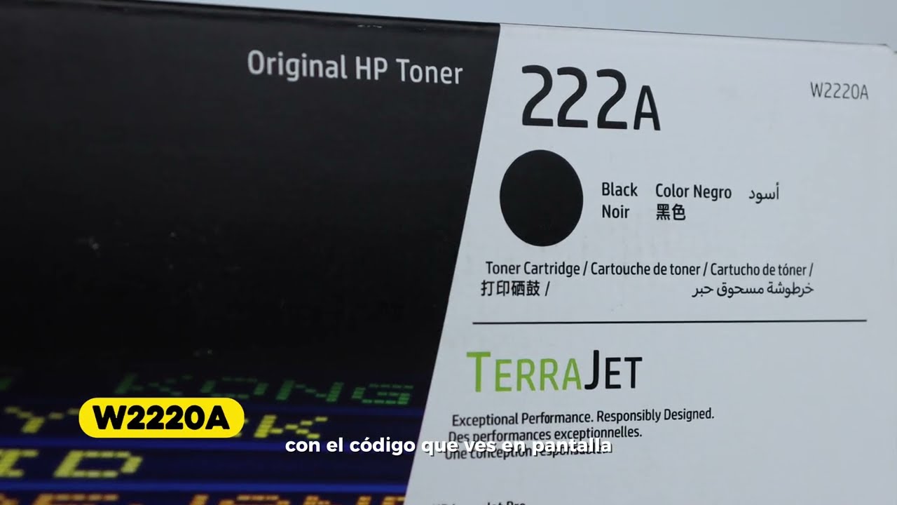 Tóner HP Laserjet 222A Black