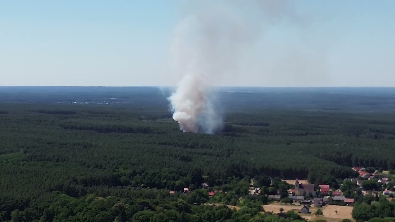 Pożar lasu koło Przytoku/Jany 02 07 2025