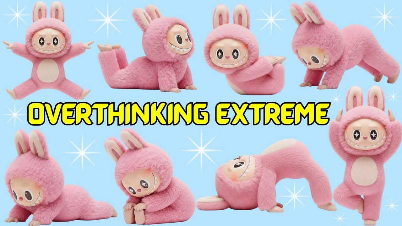Yoga for Overthinking for Kids | Relaxing Labubu Pink ✨
