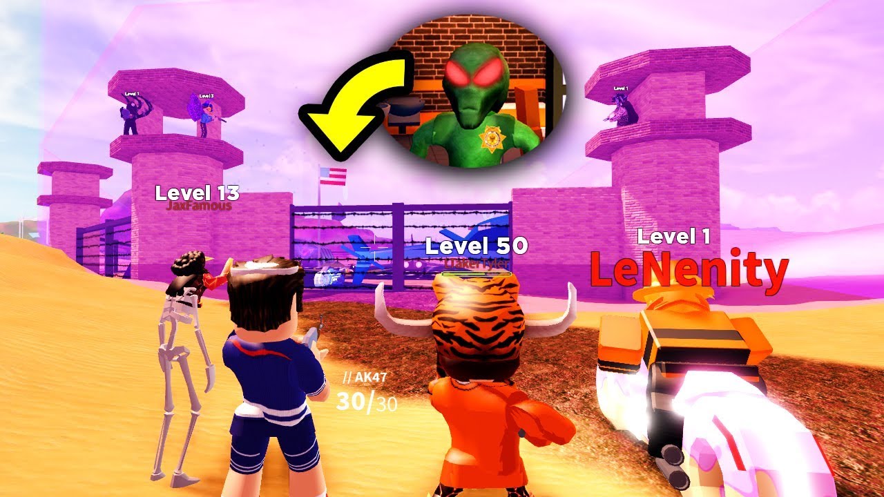 RAIDING AREA 51... Jailbreak SECRET ALIENS Revealed! | Roblox Jailbreak