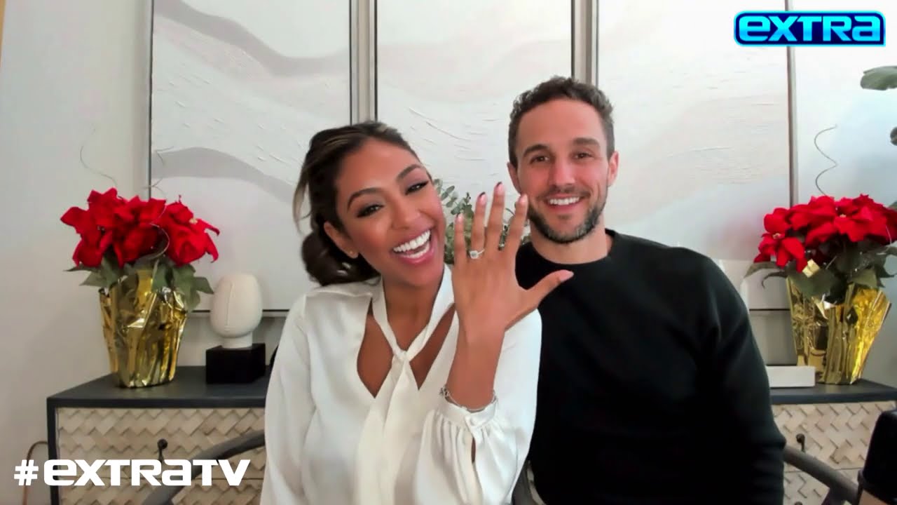 ‘Bachelorette’ Couple Tayshia Adams & Zac Clark Talk Wedding Plans, ‘DWTS,’ and More
