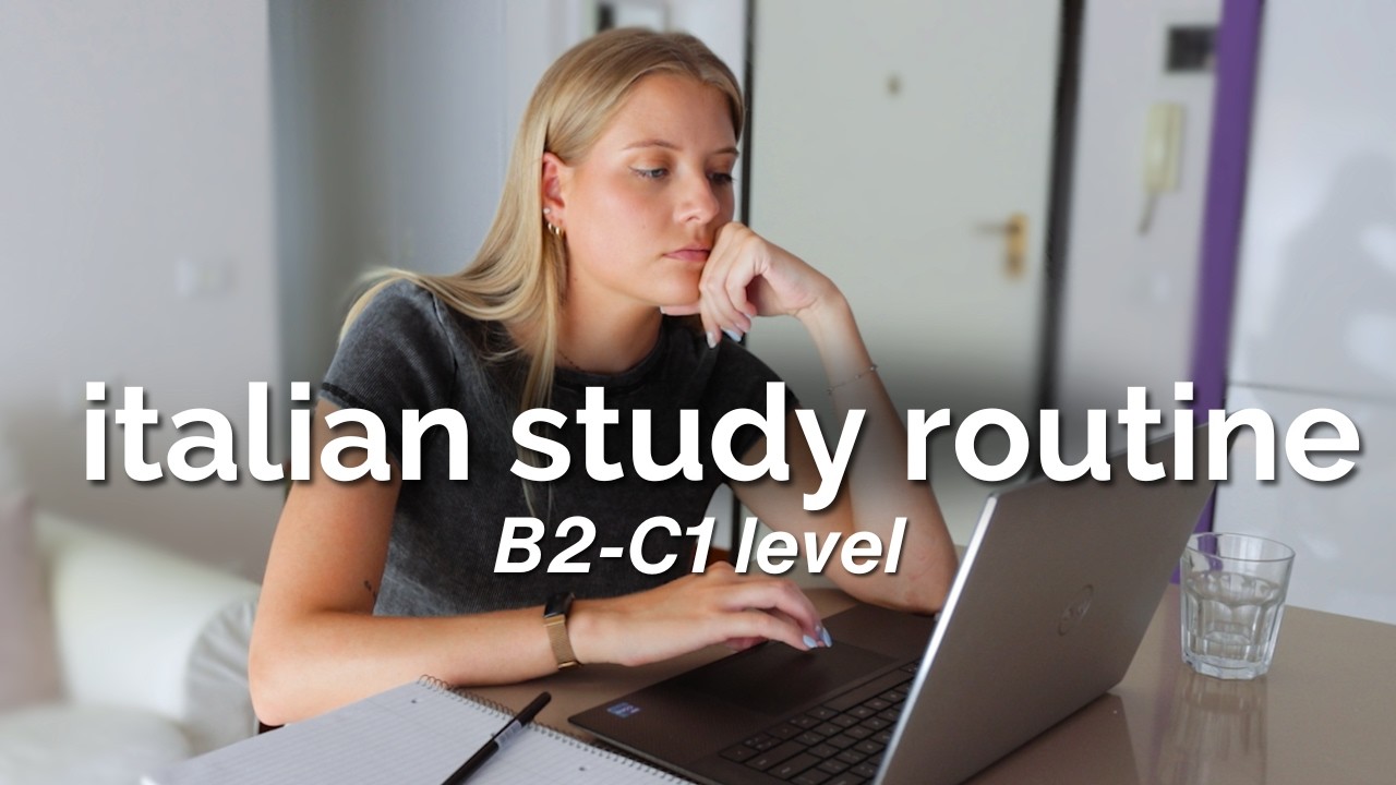 Advanced Italian Study Routine | How I Study Italian at Home