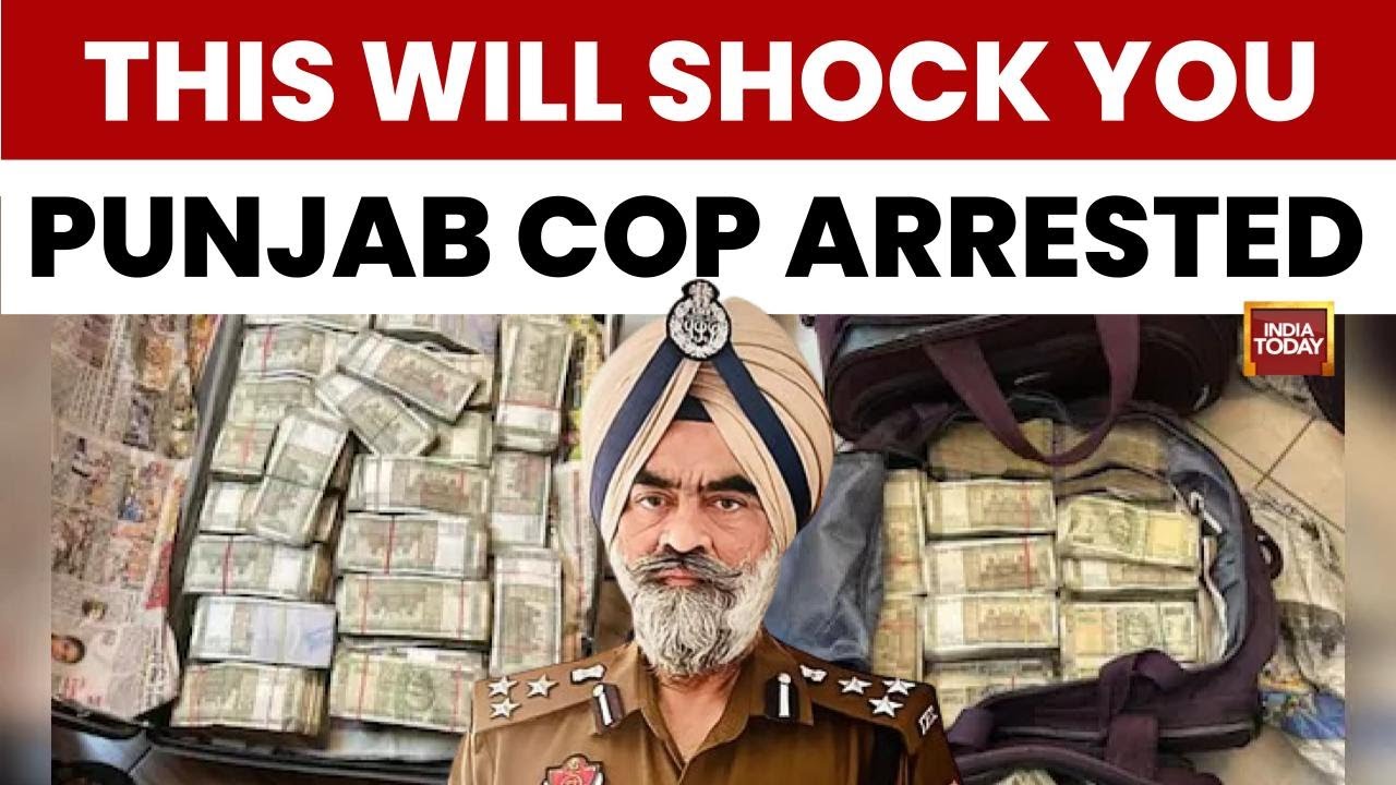 Punjab Top Cop Scandal: ₹7.5 Crore Cash, 2.5kg Gold Seized from DIG Bhullar | India Today News