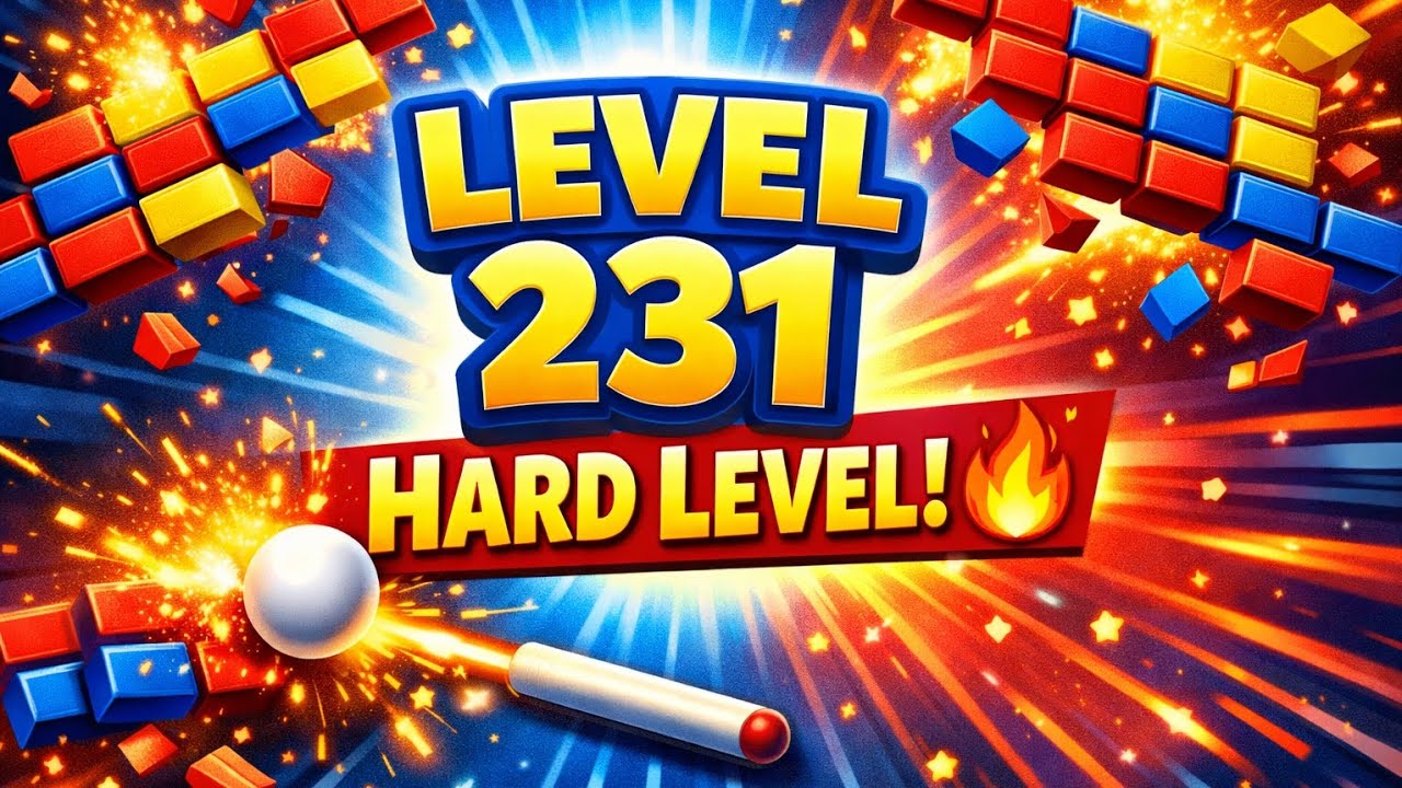Brick Game Level 231 | Hardest Level Challenge 🔥 | Can You Beat This?