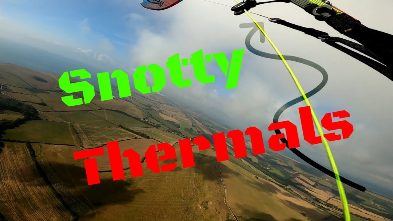 Paragliding, close to comfort level.