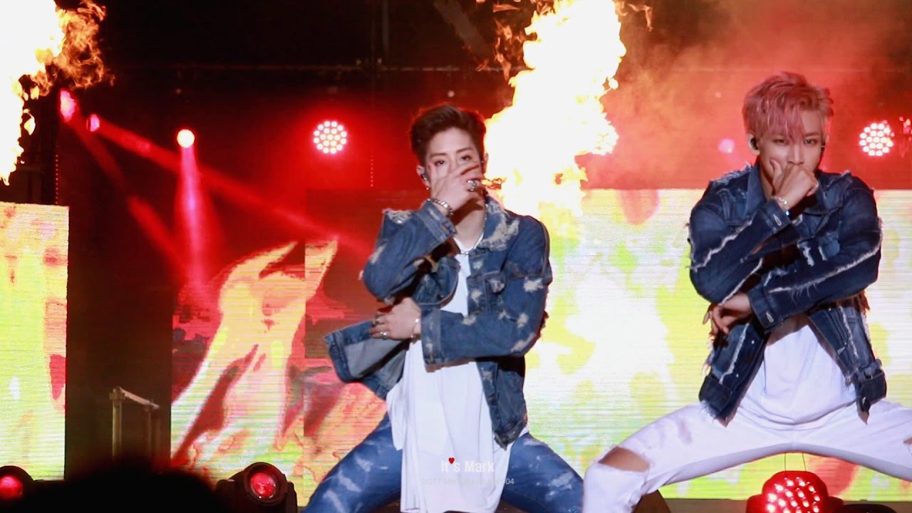 [FANCAM] 160930 MUSICBANK - GOT7 하드캐리 'Hard Carry' (Mark focus)