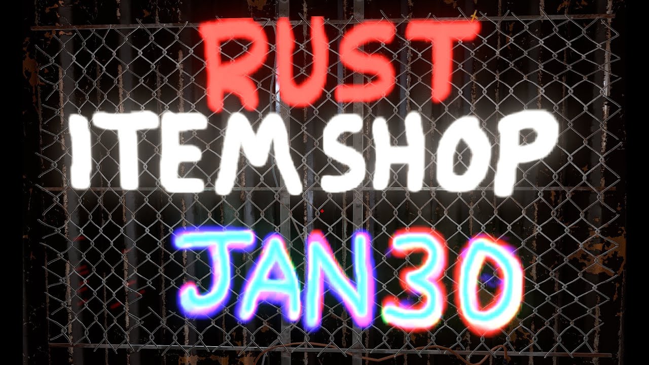 Rust Skins | New Item Shop | Review | Showcase | 30 JAN | Naval Update | Artist DLC | SKS Skins!!!