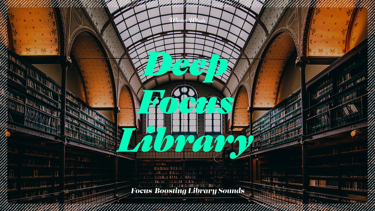 Library's sound for Focus, Study | 공부할 때, 독서할 때, 도서관 백색소음 | Library Ambience