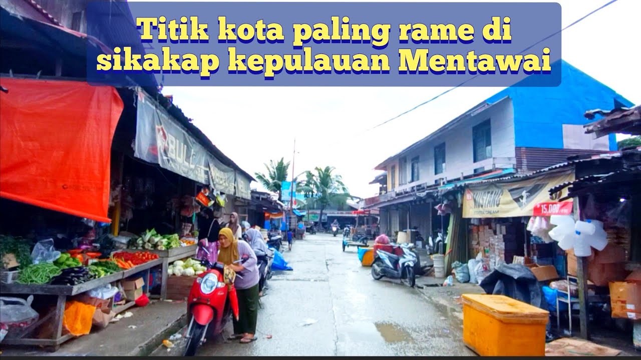 pasar sikakap kepulauan mentawai sumatra barat