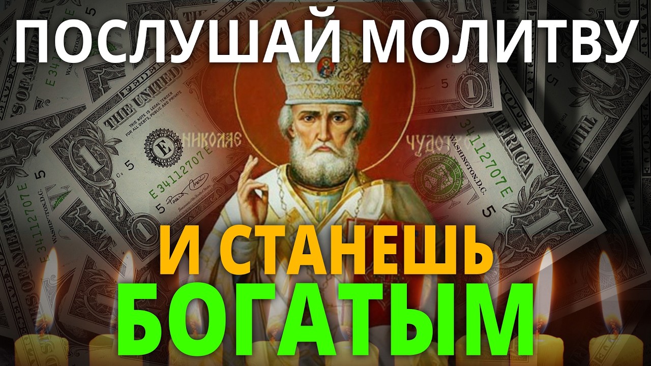 СТАНЬ БОГАТЫМ ВСКОРЕ. Всеми забытая молитва на финансовое благополучие