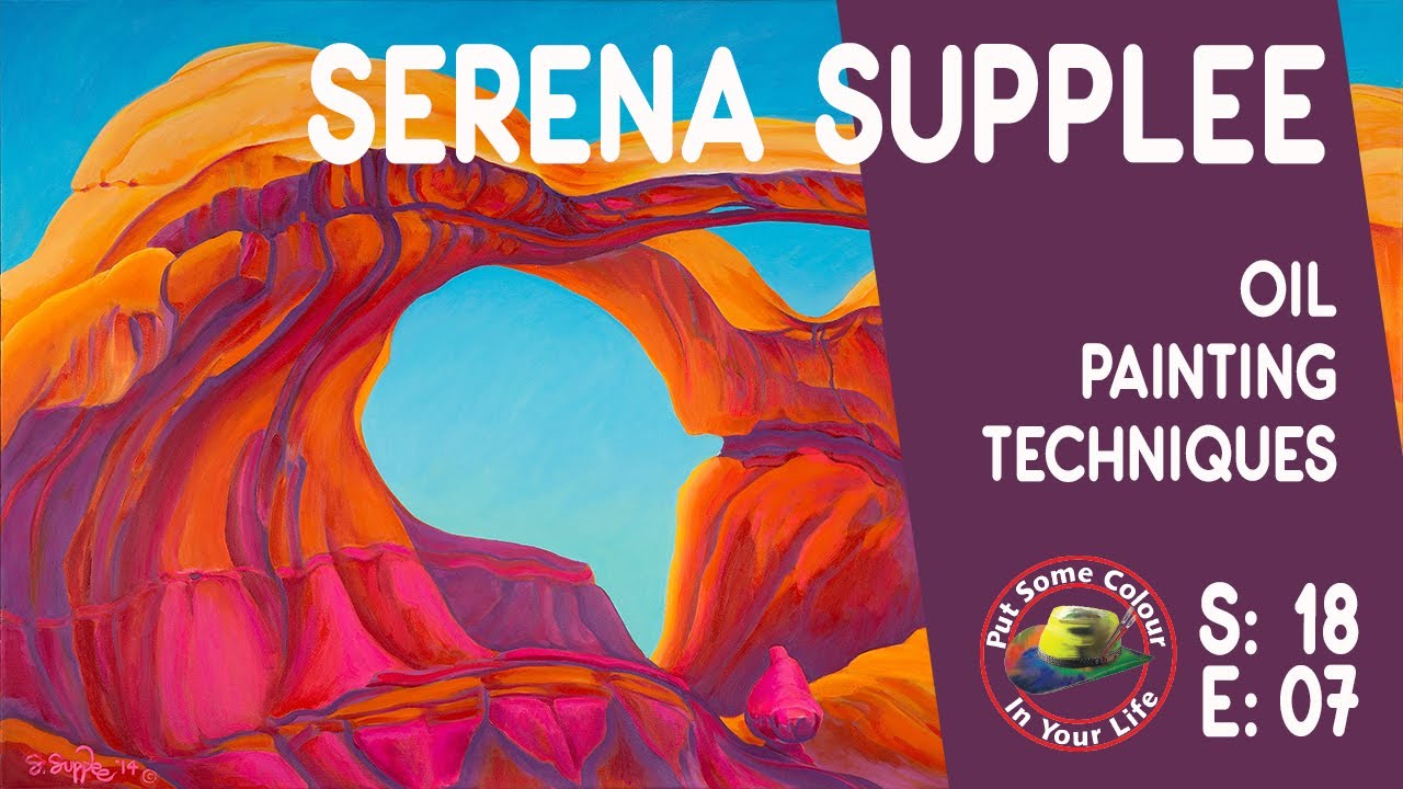 Oil painting techniques and tutorial with Serena Supplee I Colour In Your Life
