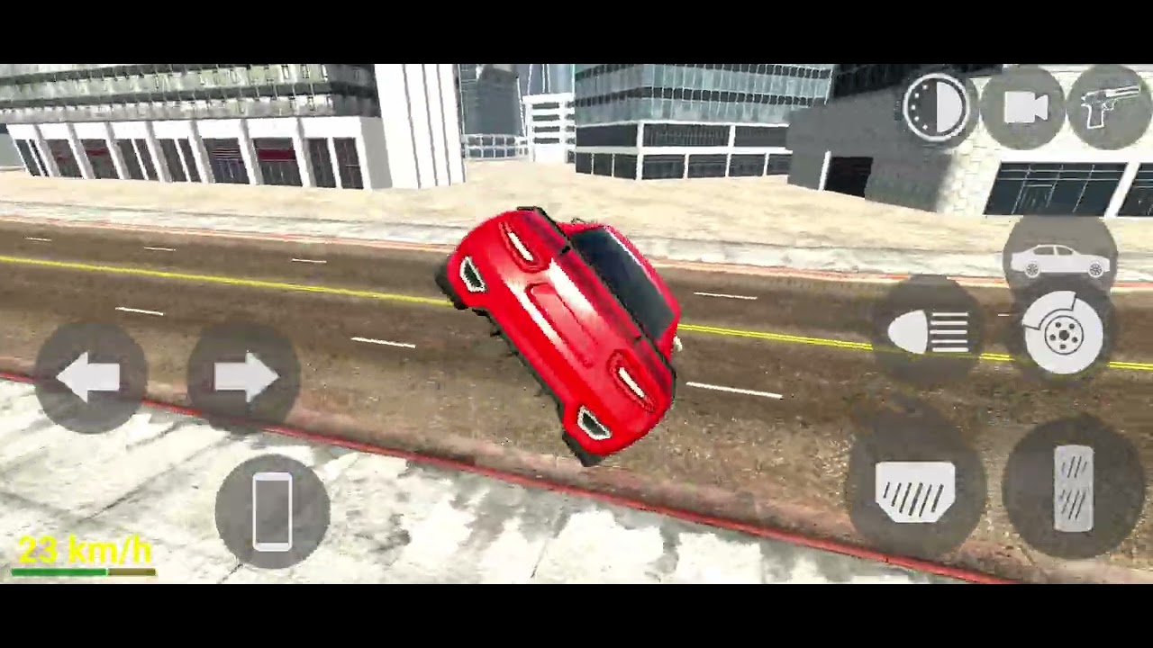 Driving red Audi TTi. # Indian bike driving 3D.