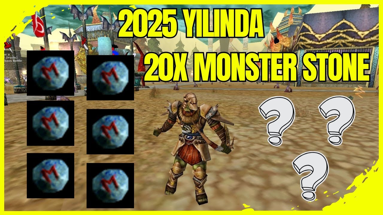 2025 YILINDA 20X MONSTER STONE'A GİRİYORUZ - KNİGHT ONLİNE