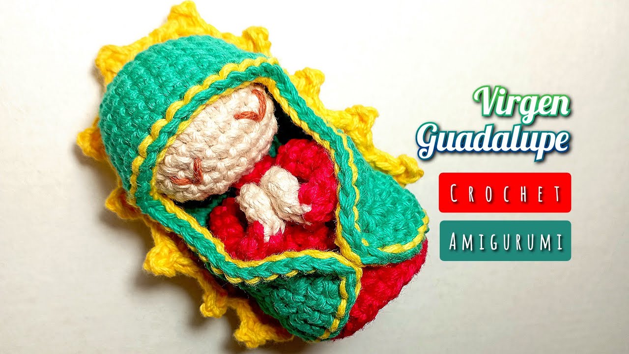 DIY Virgen de Guadalupe a crochet #santitoscrochet