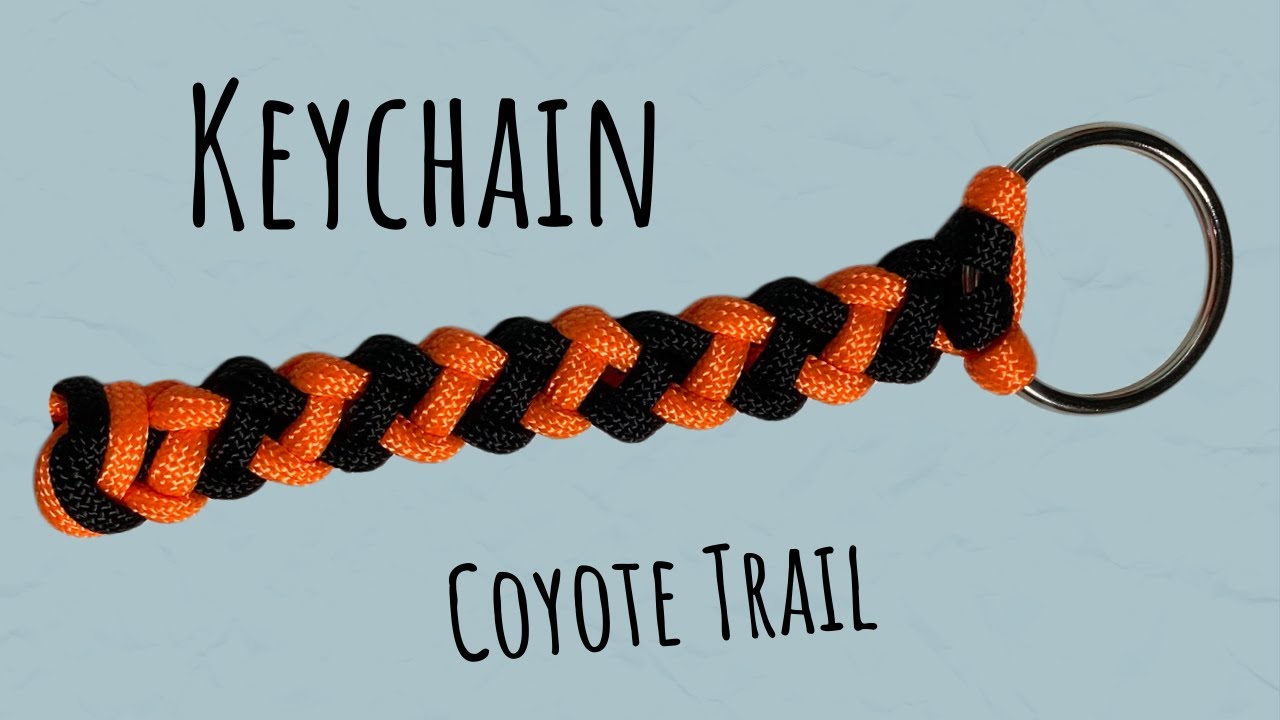 Coyote Trail Keychain | Simple Paracord Project