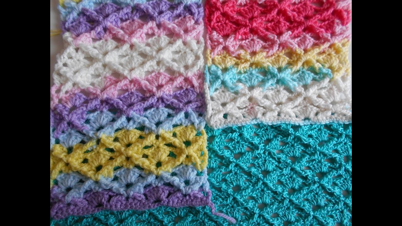 Punto en 3D a crochet facil y rapido paso a paso / Point in crochet 3D easy and fast step by step