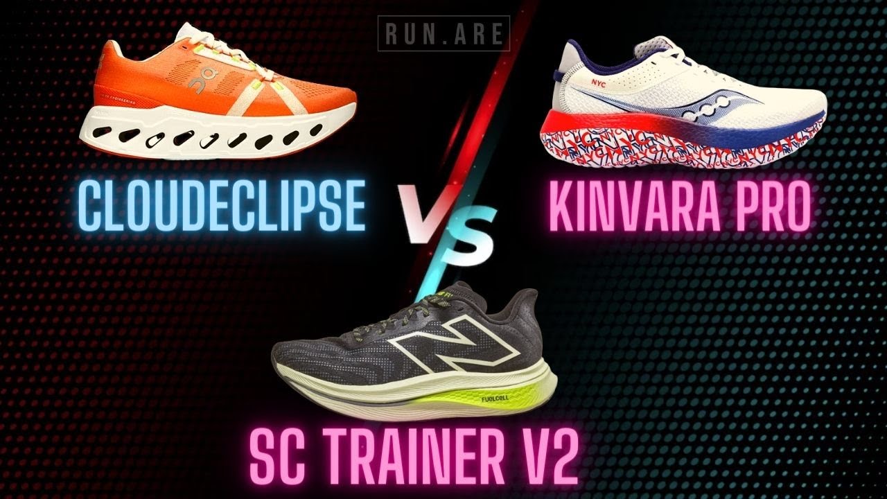 New Balance SC Trainer v2 vs Saucony Kinvara Pro vs On Cloudeclipse: Running Shoe Comparison