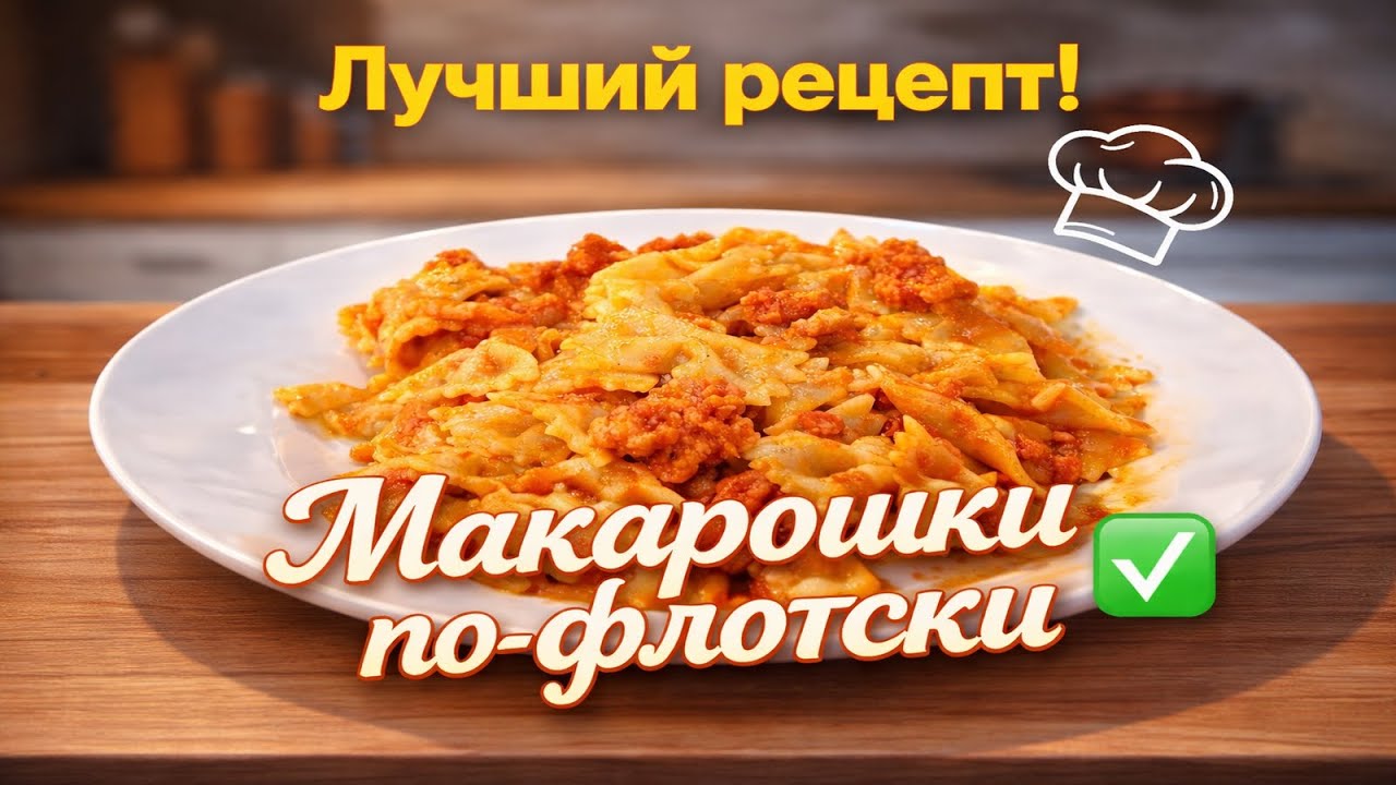 САМЫЙ БЫСТРЫЙ И ВКУСНЫЙ РЕЦЕПТ МАКАРОН ПО-ФЛОТСКИ 🍝 За 20 минут!