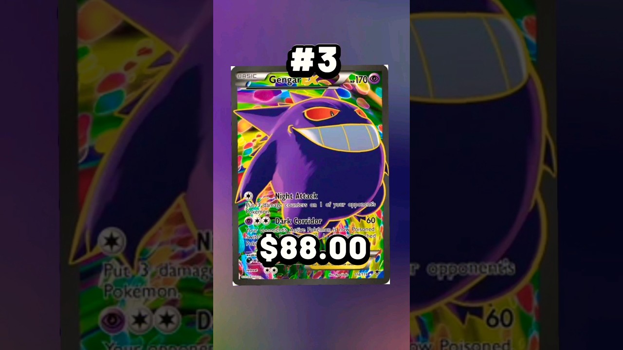 Top 5 Gengar Cards (Full Art) #shorts #gengar #pokemoncards #pokemon