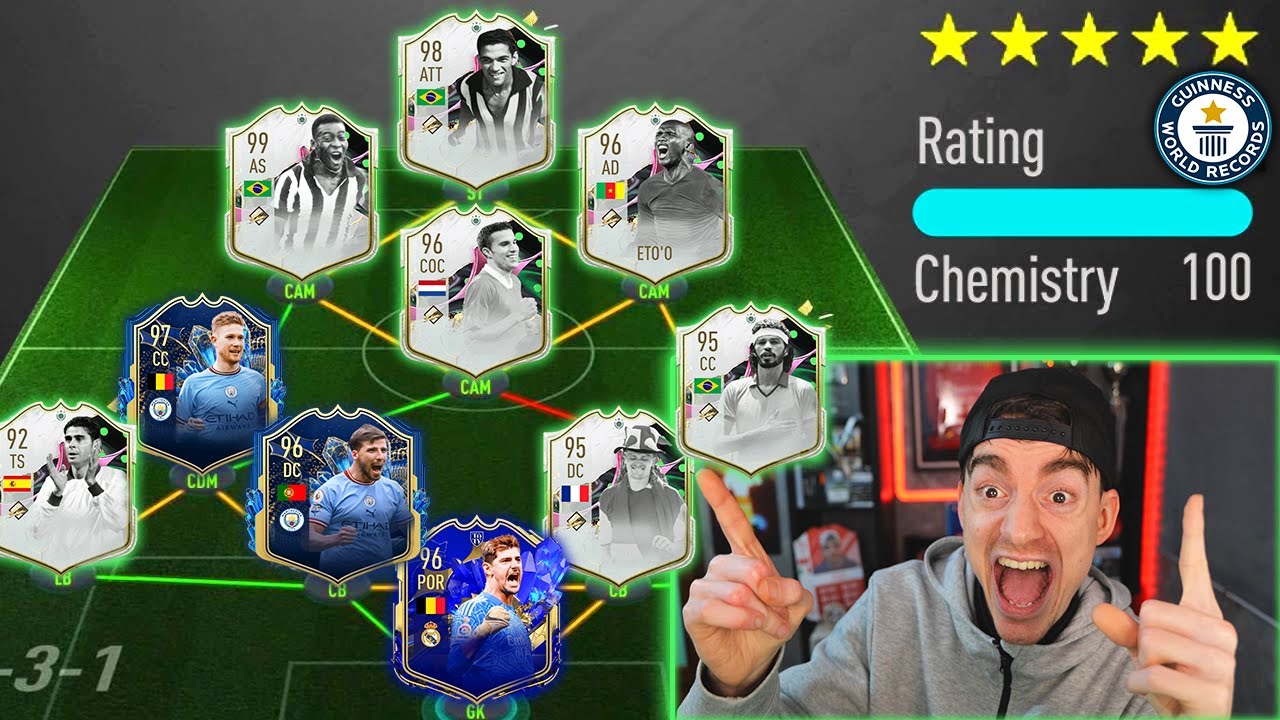 ABBIAMO FATTO IL RECORD MONDIALE 😱 !!! 127 RATED FUT DRAFT CHALLENGE - FIFA 23 ULTIMATE TEAM ITA