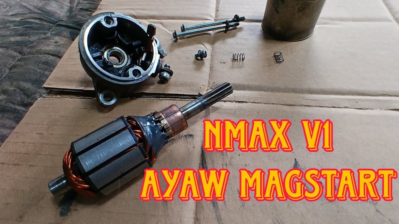 NMAX V1,STARTER MOTOR,PALIT CARBON #scootermaintenance #scootertips  #nmaxnation 