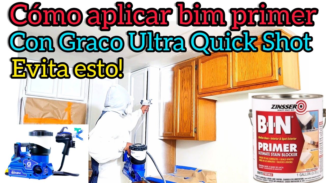 ¡Advertencia! Graco Quick Shot Cómo usar Bin primer. Información muy importante!
