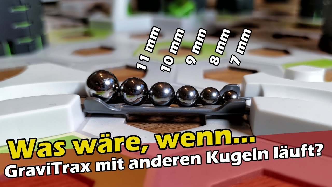 Wie funktioniert GraviTrax mit verschiedenen Kugelgrößen? #gravitraxperiment
