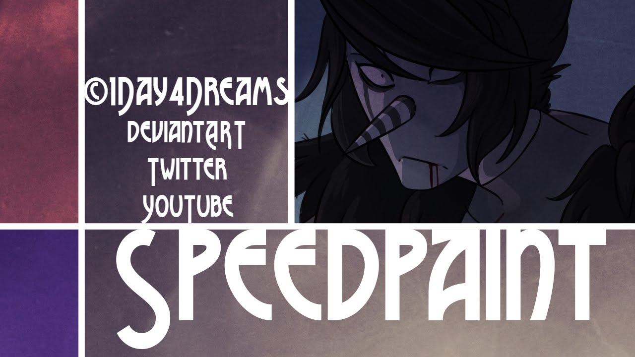 (Bloody(guts) content) Speedpaint- Creepypasta- Laughing Jack