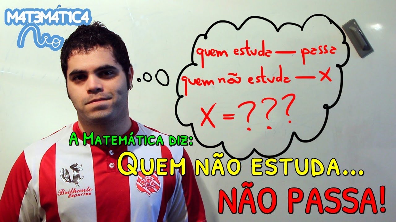 Regra de Tr&ecirc;s Simples - QUEM N&Atilde;O ESTUDA, N&Atilde;O PASSA | Matem&aacute;tica Rio