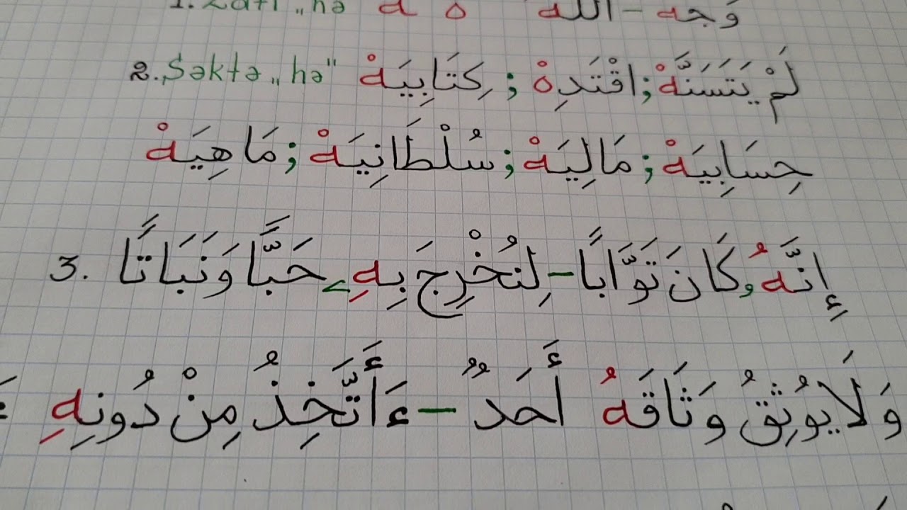 Hacı Fəxrəddin Quran dərsləri 38-ci dərs ( İşba )