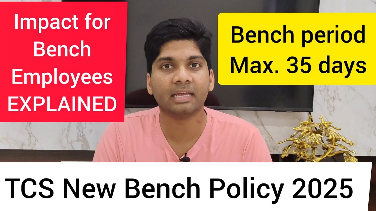 TCS New Bench Policy 2025 Explained (Telugu) | Impact on I.T Industry