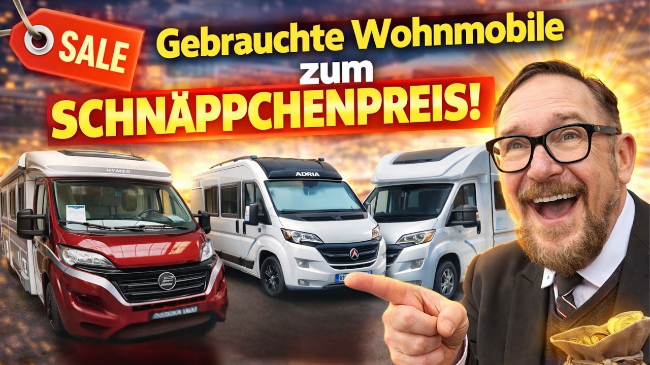 Gebrauchte Wohnmobile zum Schnäppchenpreis? – Im Wohnmobilpark Bad Honnef wird JEDER fündig!