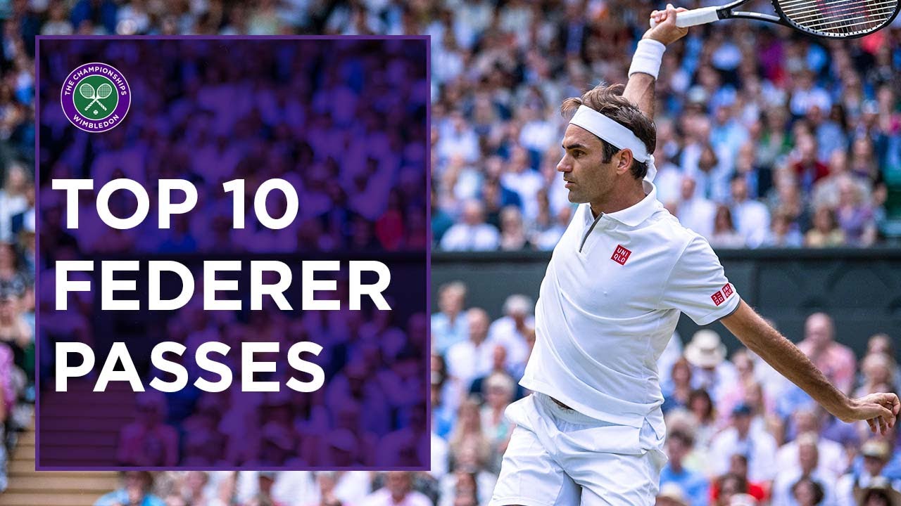 Roger Federer - 10 Incredible Passing Winners at Wimbledon
