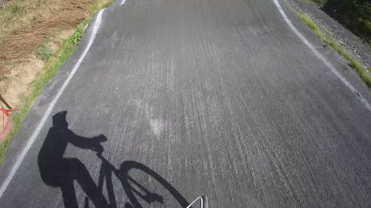 Half lap of Lisburn BMX track
