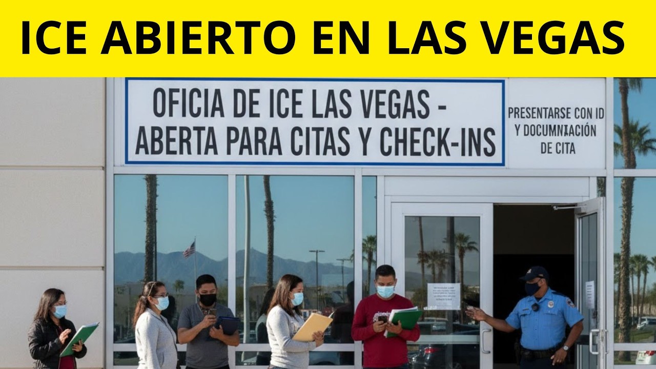 🚨ICE Las Vegas Reabre Citas, Visas U en peligro y 44 Mil Pierden SNAP en Nevada.
