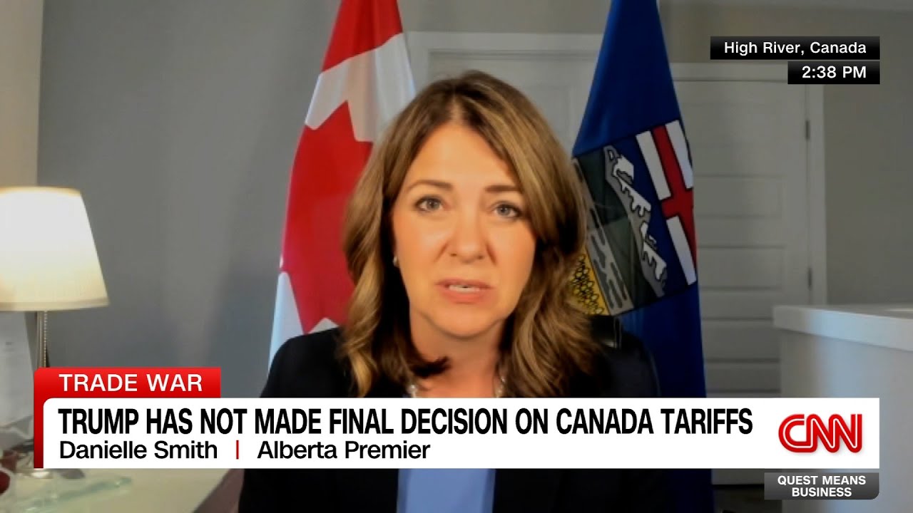 Alberta Premier Danielle Smith on Canadian tariffs and separatism