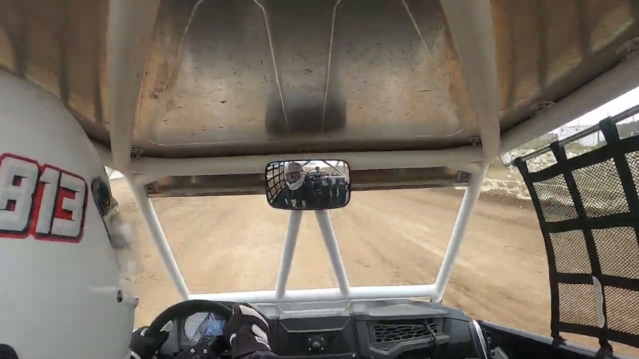 CORR Round 6 - 813 In-car cam - Sheared axle lap 2 off double into turn 5