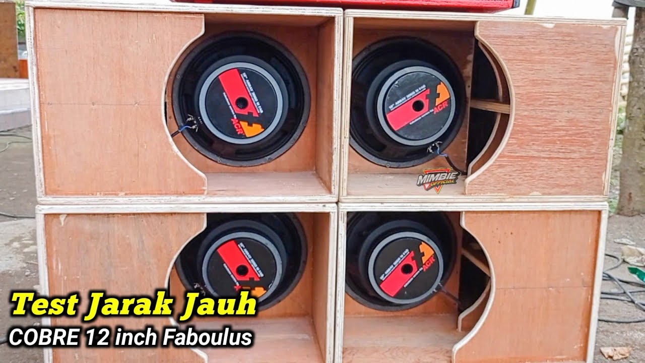 Efek Brewog di sumbersewu..!! Suara Jauh Box Sub COBRE 12 inch